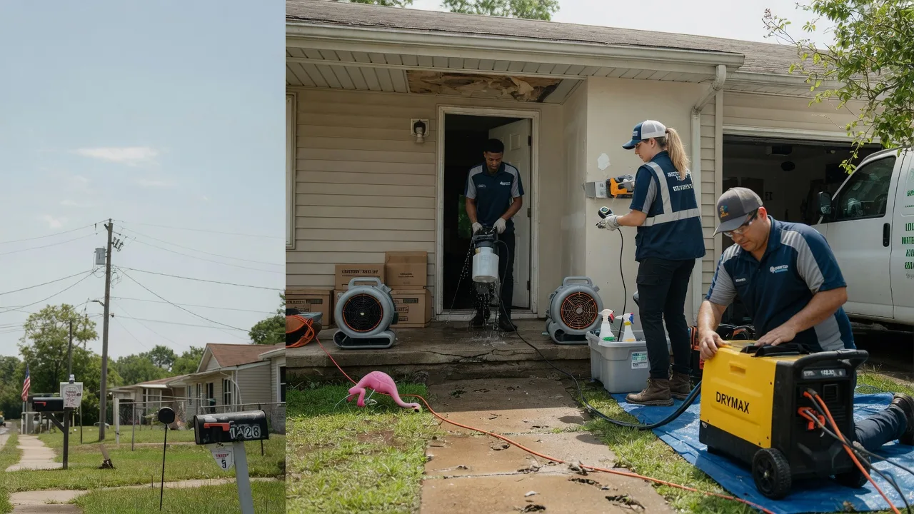 Storm Damage Water Removal in Burr Oak, KS near me